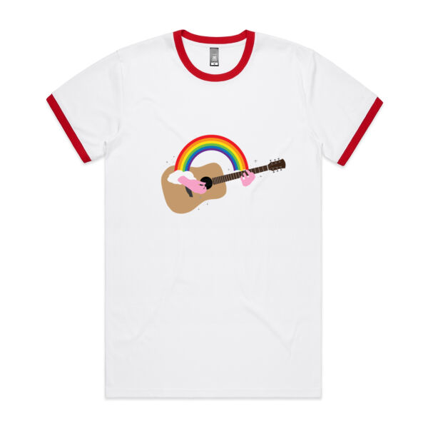 Rainbow Jam - Red Ringer Tee Thumbnail